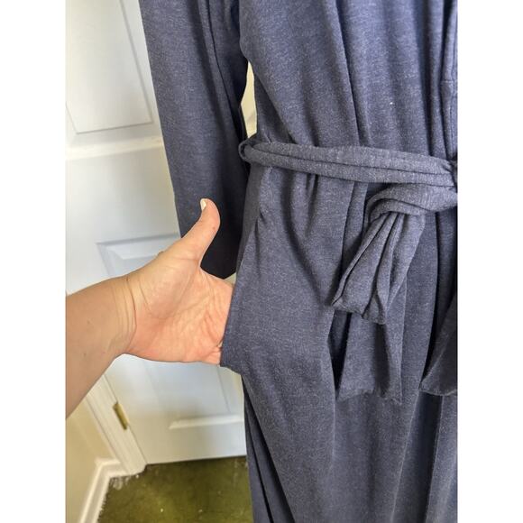 Natori Shangri-La Tencel Robe Women’s Size Medium Modal Blue Kimono Sleepwear - Picture 5 of 10